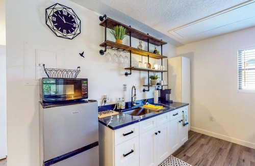 Goldenrod Condo | Modern Dog-Friendly apartment - kitchenette & Yard