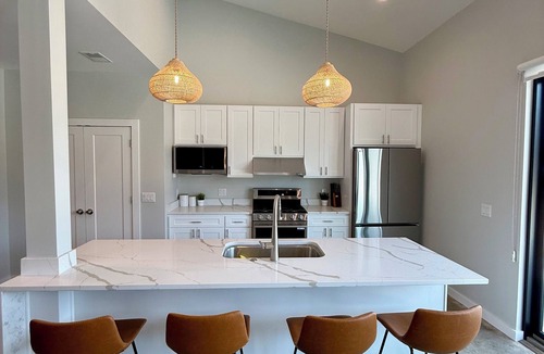 Stevensville House | Modern Dune Home, 90 min from Chicago, Heated Pool, HotTub, Sleep 16
