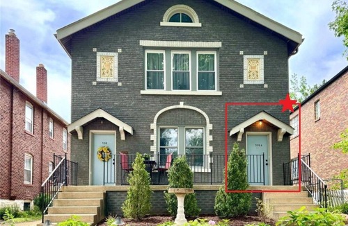 University City Apartment | Modern Duplex, Quiet, Safe, home office in desirable U City