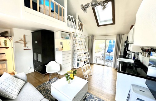 Provincetown Condo | Modern East End Loft - Private Beach, In-Ground Pool Access, & Hot Tub!