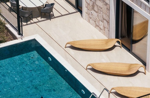 Slano Villa | Modern family house first row next to the sea