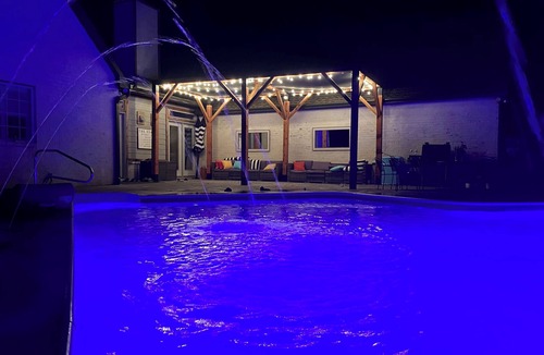 Broken Arrow House | Modern Farmhouse on 6 acres, 7 bedrooms, with a pool.
