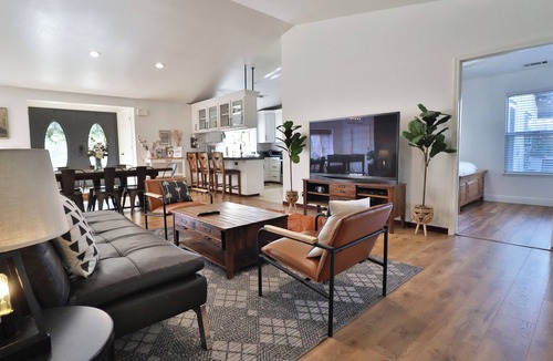Carmichael House | Modern Farmhouse Walkable To Amenities!