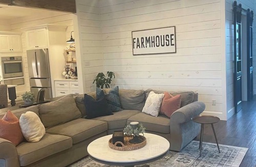 Sealy Other | Modern farmhouse with a pool