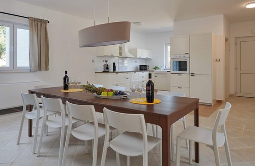 Rudina Villa | Modern four-bedroom Villa Nella with private pool and beautiful sea view