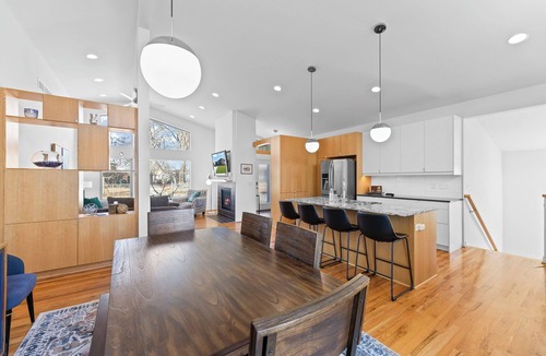 Riverside House | Modern Gem with Secret Room, Game Room, Fire Pit, & Hot Tub Best for Relaxation