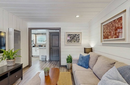 Lakeside Park Cabin | Modern Hideaway with Hot Tub & Firepit - Walk to Beach & Heavenly Village
