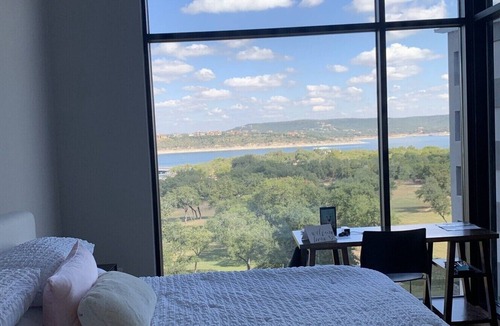 Hudson Bend Condo | Modern Hill Country Oasis with panoramic views of Lake Travis