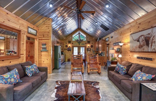 Marble Falls House | Modern Hill Country Retreat | 2 Kings Sleeps 8