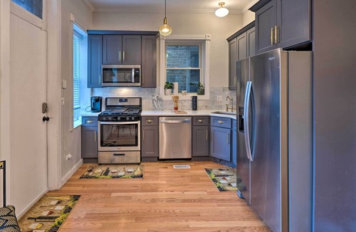 Grand Boulevard House | Modern Historic Greystone ~ 5 Mi to Downtown!