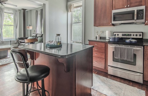 Town of Hounsfield Apartment | Modern Historic Suite + King Bed + Walkable Vibes