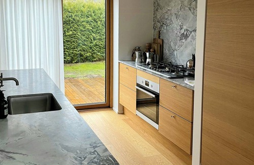 Holbaek House | Modern holiday home with a view of Ise Fjord