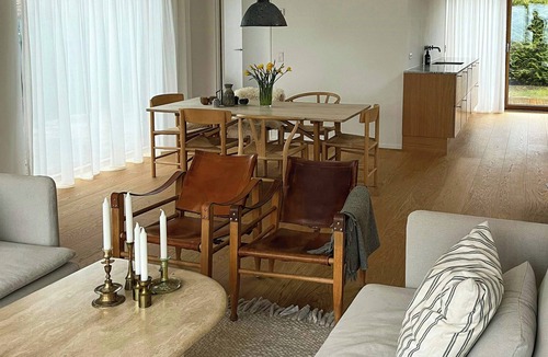 Holbaek House | Modern holiday home with a view of Ise Fjord