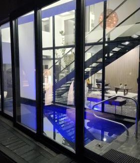 Medical Center District Villa | Modern home at Oaks Hill Country Club