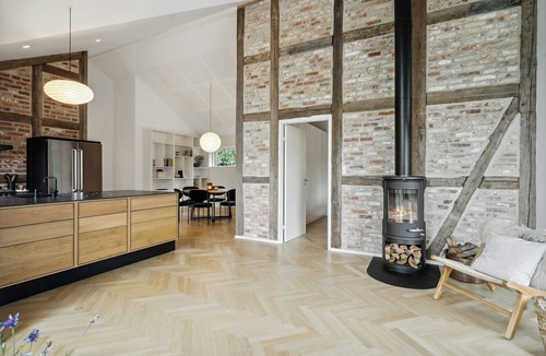 Elsegarde Strand House | Modern home close to Hjelm Deep