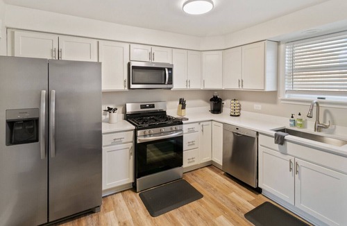 Libertyville House | Modern Home near DT Libertyville and Naval Base