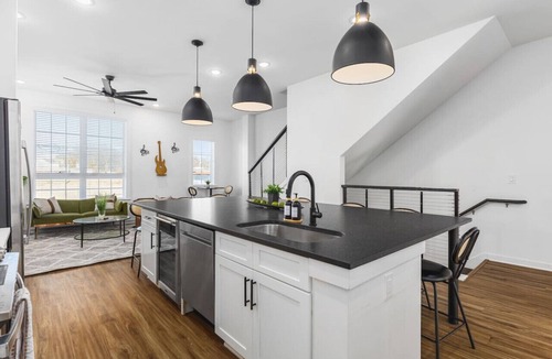 Cleveland Park House | Modern Home with Large Patio, Rooftop Deck & Garage