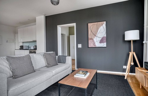 Horgen District Apartment | Modern Horgen 2.5 Room w/Storage & W/D, 3 min to Market, by Blueground