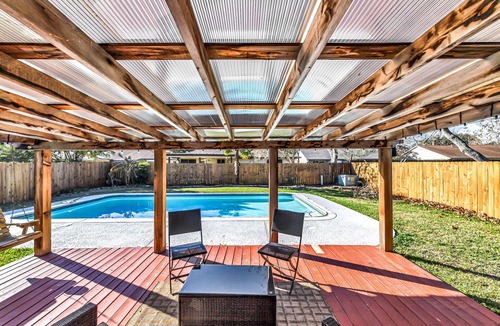 Richmond House | Modern house with large private pool in Sugar Land area