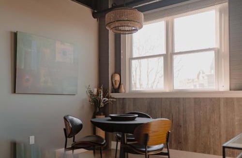 Benton Harbor Apartment | Modern Industrial Loft for Two