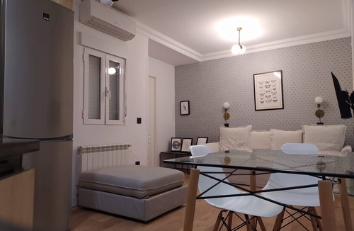 Puerta del Angel Apartment | Modern Interior Studio with Double Bed in Madrid Río: Comfort and Prime Location!