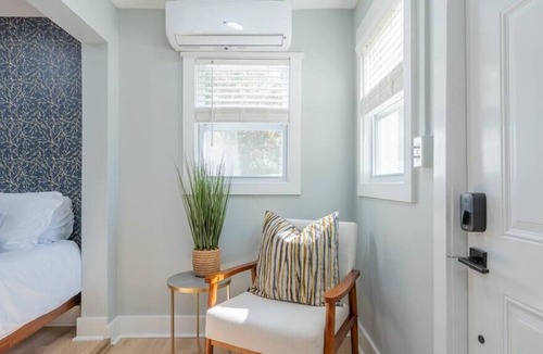 Blacksburg Villa | Modern King Studio ~ Peaceful Setting