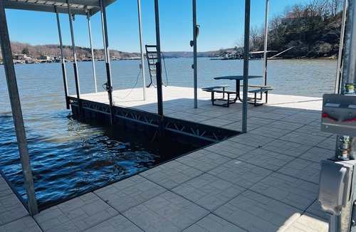 Roach House | Modern Lake Front 4 Bedroom House with Private Dock