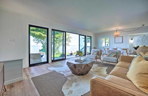 Holland House | Modern Lake Michigan Home with 3 Lakefront Decks!