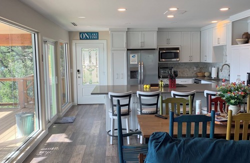 Canyon Lake House | Modern Lakefront, Hot tub, Firepits, Large multi-level decks, Amazing Sunsets