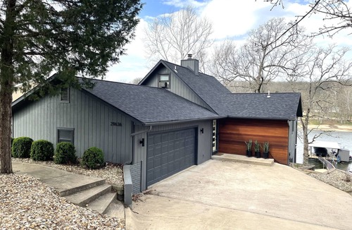 Gravois Mills House | Modern Lakefront Retreat Steps from the Water in a Quiet Cove