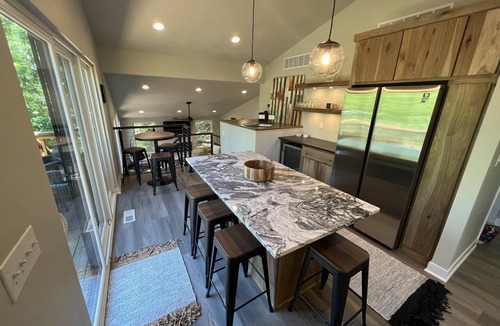 Lake Ozark House | Modern lakeside private home, dock, main channel views, off Horsehoe Bend!