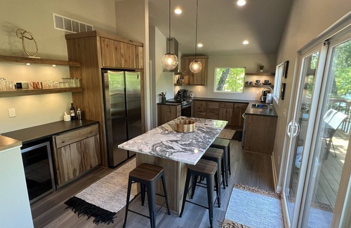 Lake Ozark House | Modern lakeside private home, dock, main channel views, off Horsehoe Bend!