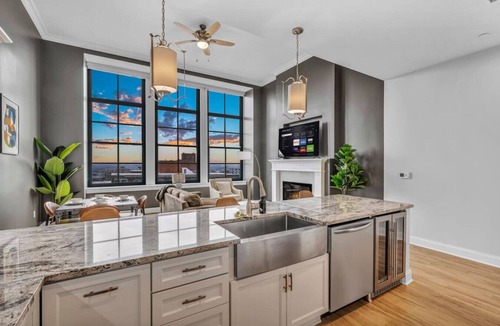 Playhouse Square Apartment | Modern Loft in Halle Building