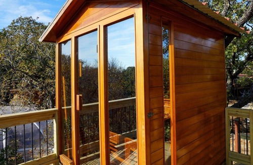 Bridgeport Cabin | Modern Lux Cabin, Hot Tub, FirePit, Sauna, CampQYB, Ramp accessible