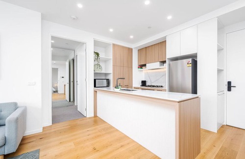 Heidelberg Heights Apartment | Modern Luxe Charm with Balcony Parking Gym