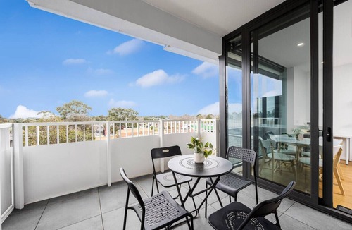Heidelberg Heights Apartment | Modern Luxe Charm with Balcony Parking Gym