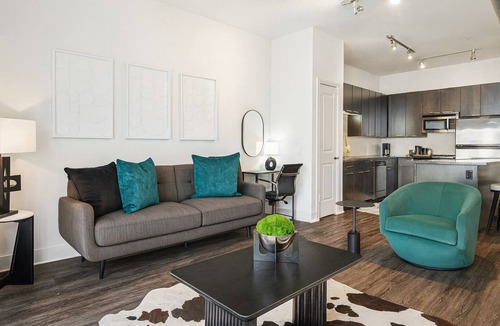 Dallas Design District Apartment | Modern Luxe Serenity - 1BR - Near Downtown