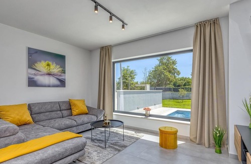 Tinjan Cabin | Modern luxurious villa for max 10 people with a private swimming pool near Kringa