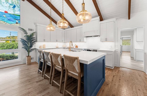 Sharps House | Modern luxury estate with private beach & dock! n