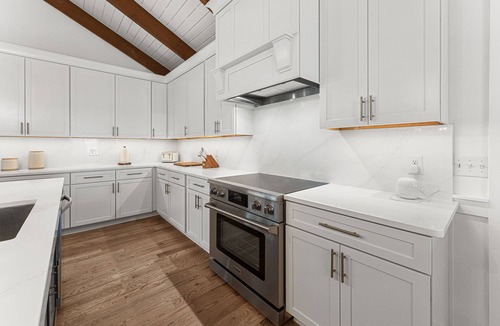 Sharps House | Modern luxury estate with private beach & dock! n