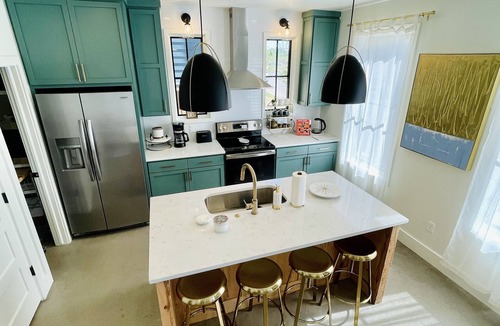 Central Oklahoma City House | Modern Luxury in Wheeler District Walk to Dining, Parks & Coffee