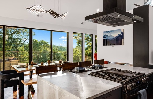 Hendersonville House | Modern luxury mountain chalet. Hot tub and stunning views. Pet friendly!