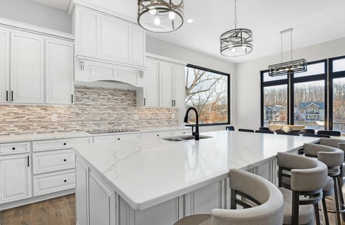Osage Beach House | Modern Luxury! Sleeps 24! Pool, Spa, Golf, Arcade, Dock! Deep Cove, Calm Waters!