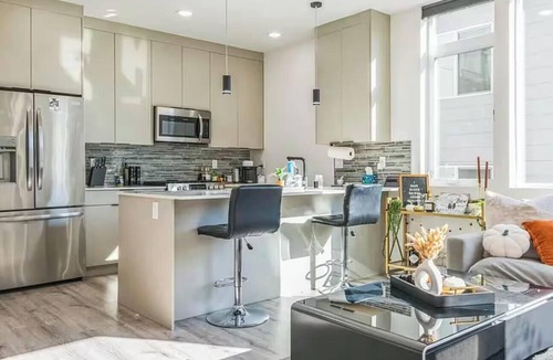 North Beacon Hill House | Modern Luxury Townhome+Rooftop Deck