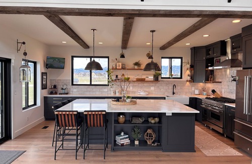 Victor House | Modern mountain home in Teton Valley