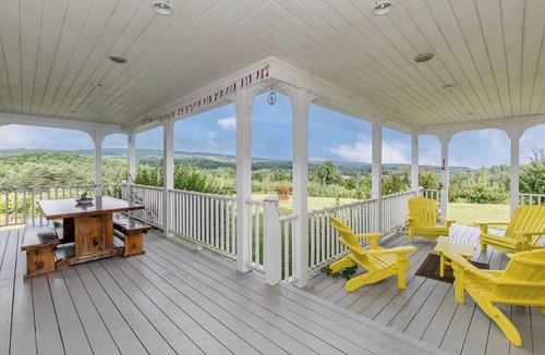Terra Nova House | Modern Mulmur Shaker Farmhouse with Orchards and Gardens. Dogs and cats!