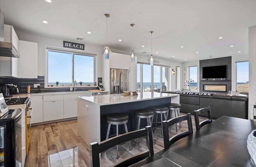 Southold House | Modern North Fork Retreat: Beachfront, Heated Pool