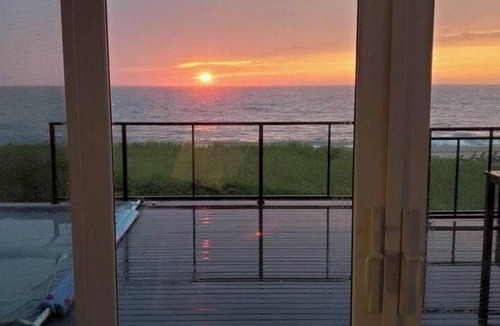 Southold House | Modern North Fork Retreat: Beachfront, Heated Pool