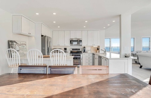 Hampton Bays House | Modern, Oceanfront Hamptons Retreat with Private Pool, Direct Beach Access.