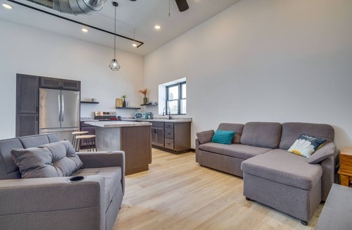Cashton Apartment | Modern, Open-Concept Apartment: Downtown Cashton!